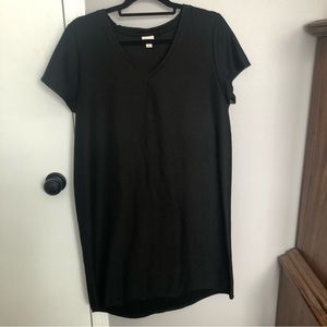 Black T-Shirt Style Dress